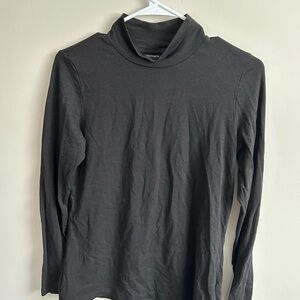 Jones New York Charcoal Long Sleeve Top